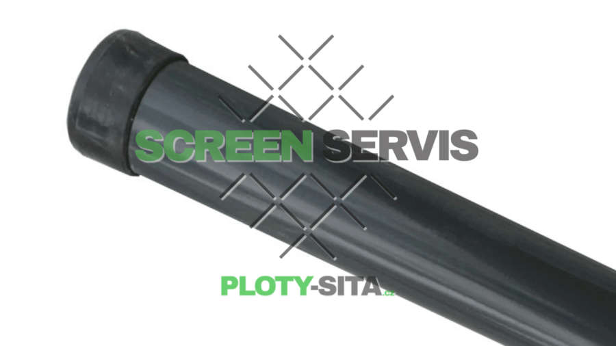 49251-sloupek kruhovy antracit 48